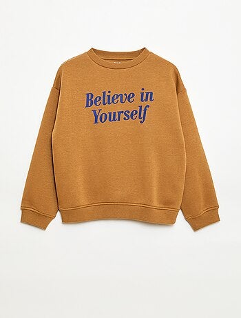 Sweat loose avec imprimé