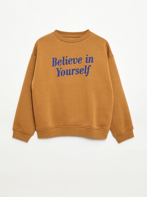 Sweat loose avec imprimé - Kiabi