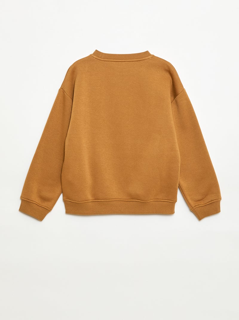 Sweat loose avec imprimé Camel - Kiabi