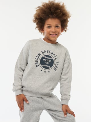 Sweat loose avec imprimé