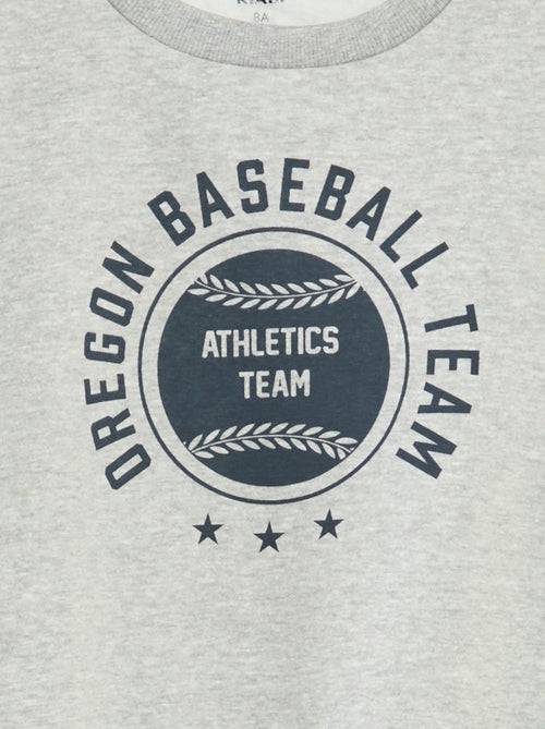 Sweat loose avec imprimé - Kiabi