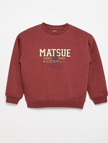 Sweat loose avec imprimé