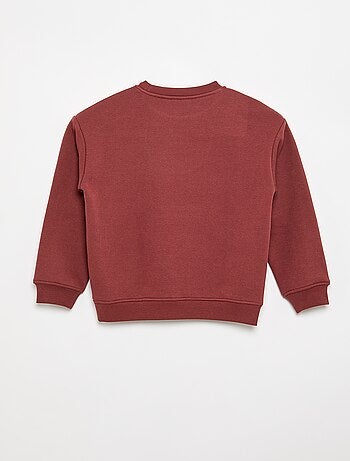 Sweat loose avec imprimé