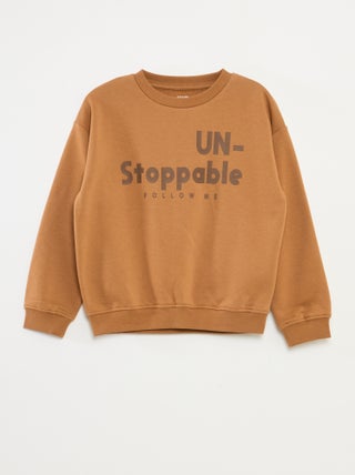 Sweat loose avec imprimé