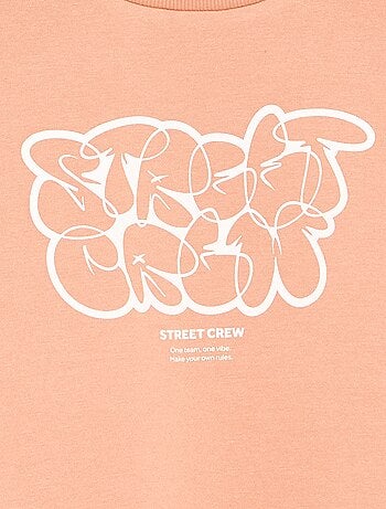 Sweat loose avec imprimé