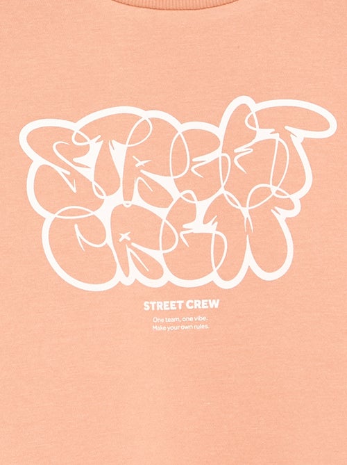Sweat loose avec imprimé - Kiabi