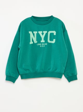 Sweat loose avec imprimé