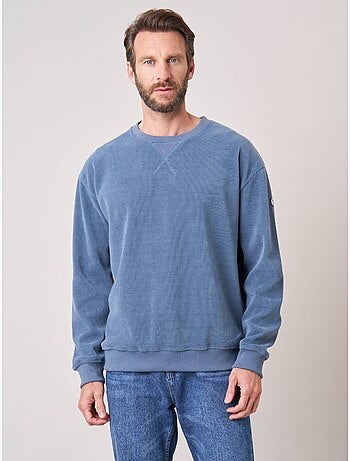 Sweat loose homme en velours côtelé 'deeluxe'