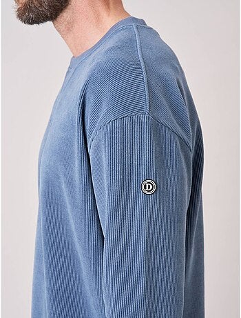 Sweat loose homme en velours côtelé 'deeluxe'
