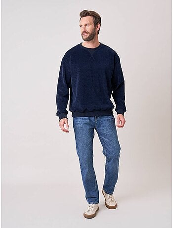 Sweat loose homme en velours côtelé 'deeluxe'