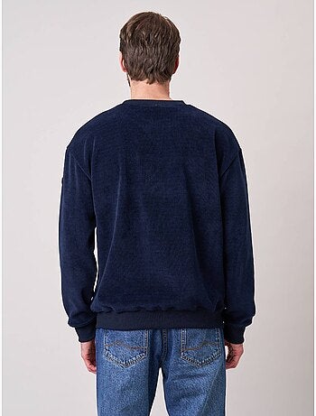 Sweat loose homme en velours côtelé 'deeluxe'