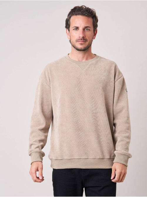 Sweat loose homme en velours côtelé 'deeluxe' - Kiabi Sweat loose homme en velours côtelé 'deeluxe' - Kiabi