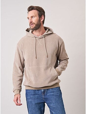 Sweat loose homme en velours côtelé 'deeluxe'