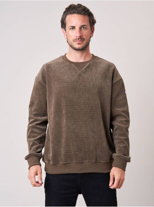 Sweat loose homme en velours côtelé 'deeluxe' - Kiabi Sweat loose homme en velours côtelé 'deeluxe' - Kiabi