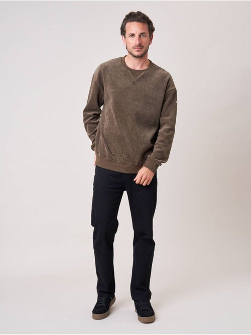 Sweat loose homme en velours côtelé 'deeluxe' - Kiabi Sweat loose homme en velours côtelé 'deeluxe' - Kiabi