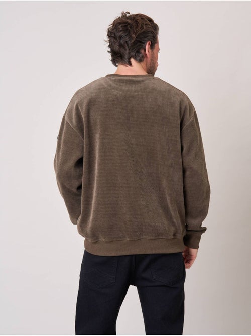 Sweat loose homme en velours côtelé 'deeluxe' - Kiabi Sweat loose homme en velours côtelé 'deeluxe' - Kiabi