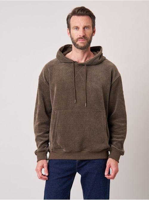 Sweat loose homme en velours côtelé 'deeluxe' - Kiabi