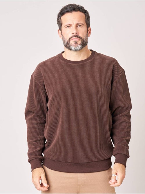 Sweat loose homme en velours côtelé 'deeluxe' - Kiabi Sweat loose homme en velours côtelé 'deeluxe' - Kiabi