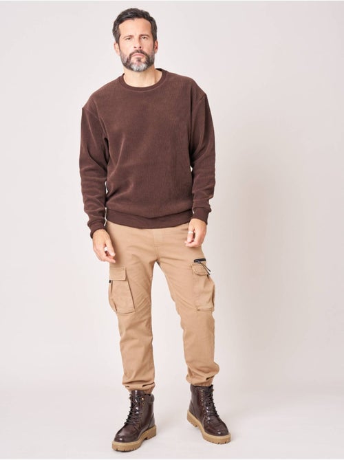 Sweat loose homme en velours côtelé 'deeluxe' - Kiabi Sweat loose homme en velours côtelé 'deeluxe' - Kiabi