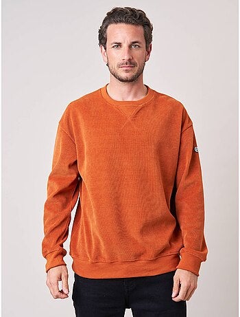 Sweat loose homme en velours côtelé 'deeluxe'
