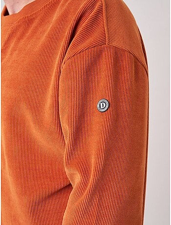 Sweat loose homme en velours côtelé 'deeluxe'