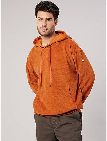 Sweat loose homme en velours côtelé 'deeluxe'