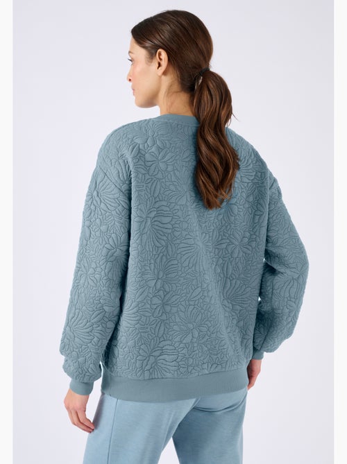 Sweat maille jacquard - Happy D. by Damart - Kiabi Sweat maille jacquard - Happy D. by Damart - Kiabi