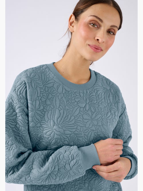 Sweat maille jacquard - Happy D. by Damart - Kiabi Sweat maille jacquard - Happy D. by Damart - Kiabi