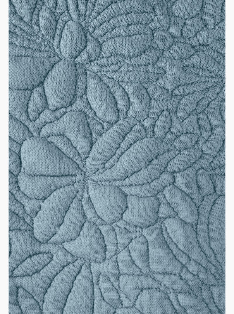 Sweat maille jacquard - Happy D. by Damart Bleu - Kiabi