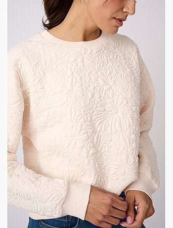 Sweat maille jacquard - happy d. By damart