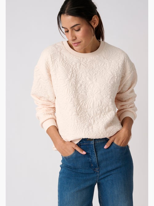 Sweat maille jacquard - happy d. By damart - Kiabi Sweat maille jacquard - happy d. By damart - Kiabi