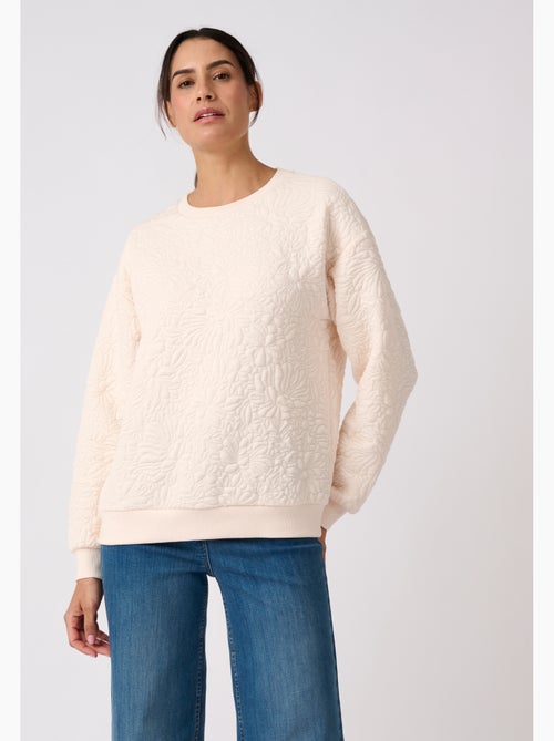 Sweat maille jacquard - happy d. By damart - Kiabi Sweat maille jacquard - happy d. By damart - Kiabi