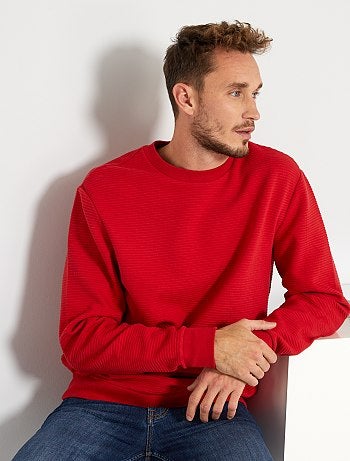 Sweat maille nervurée éco-conçu +1m90