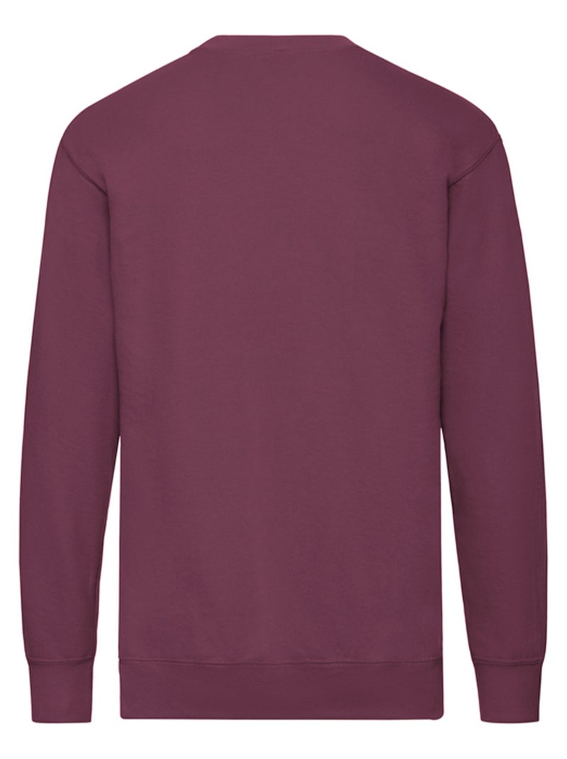 Sweat manches cousues - fruit of the loom Bordeaux - Kiabi
