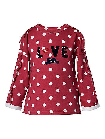 SWEAT MANCHES LONGUES LOVE FILLE LES GRANDS DE SUCRE D'ORGE