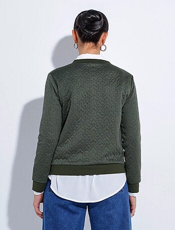 Sweat manches longues motif origami - Afibel