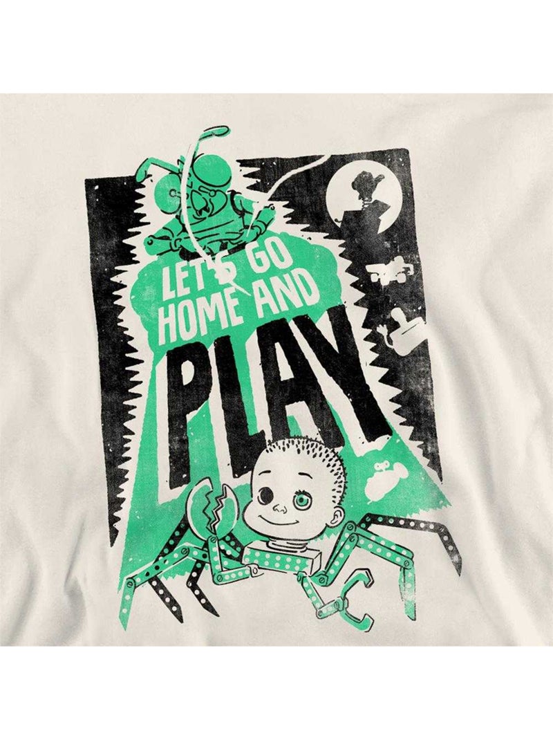 Sweat manches longues motif/style poster sid´s toys - toy story Blanc nacré - Kiabi
