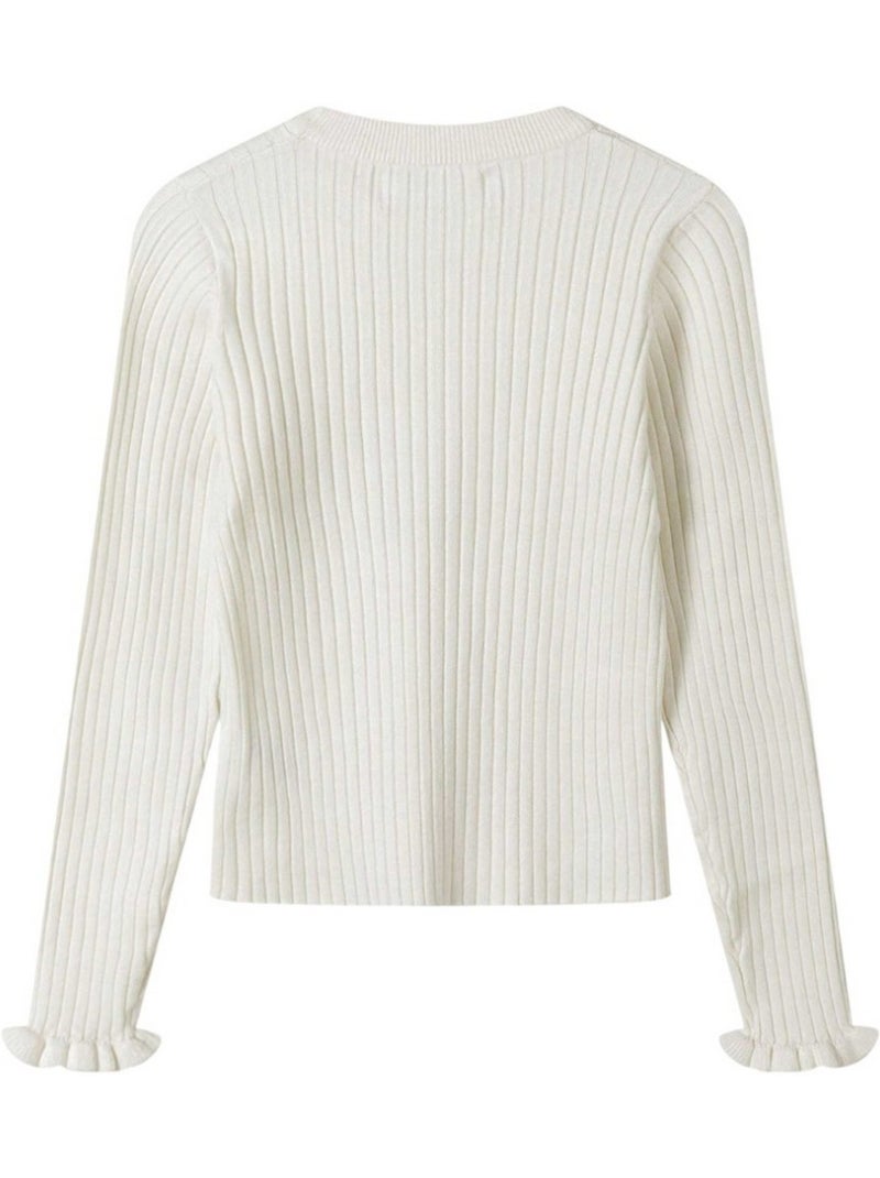 Sweat manches longues motif/style uni - minoti Blanc - Kiabi