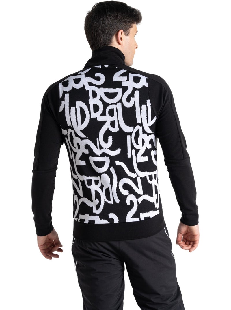 Sweat manches longues speed - dare 2b Noir Blanc - Kiabi