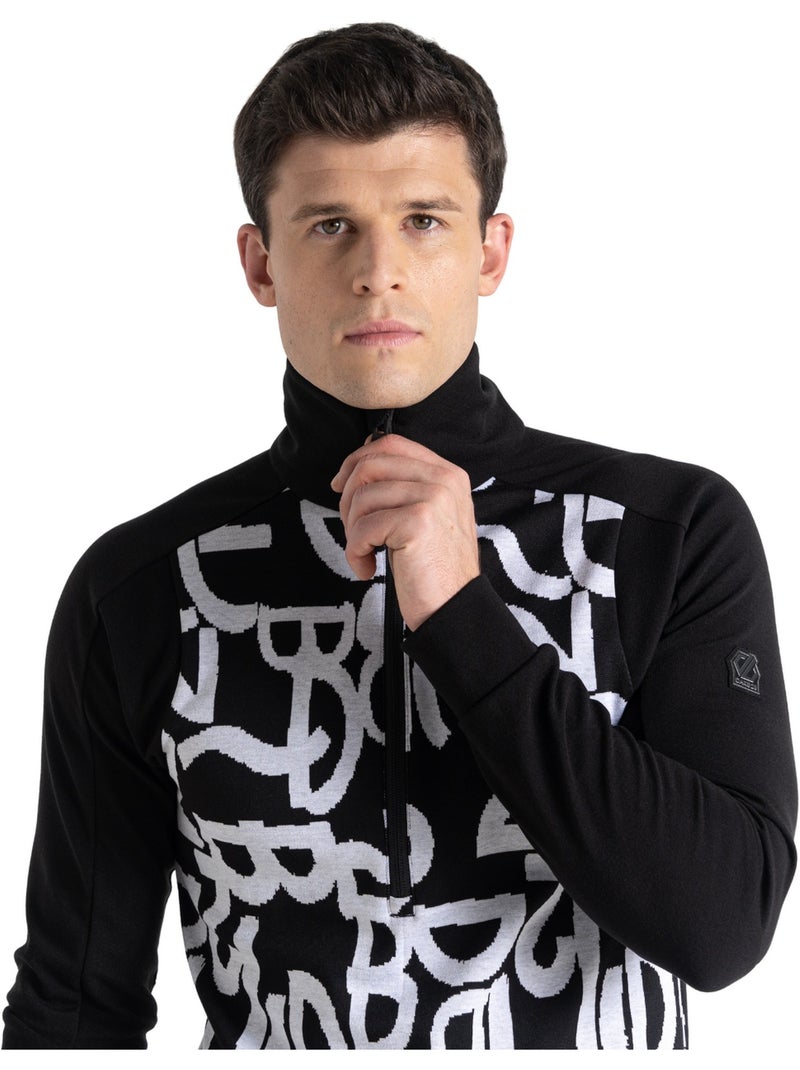 Sweat manches longues speed - dare 2b Noir Blanc - Kiabi