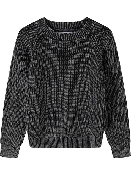 Sweat manches raglan motif/style délavé à l´acide - minoti - Kiabi