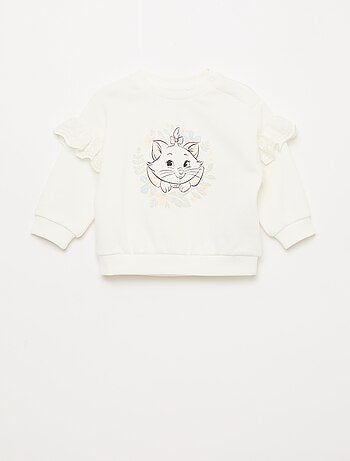 Sweat 'Bambi' 'Disney' à manches longues avec volants brodés