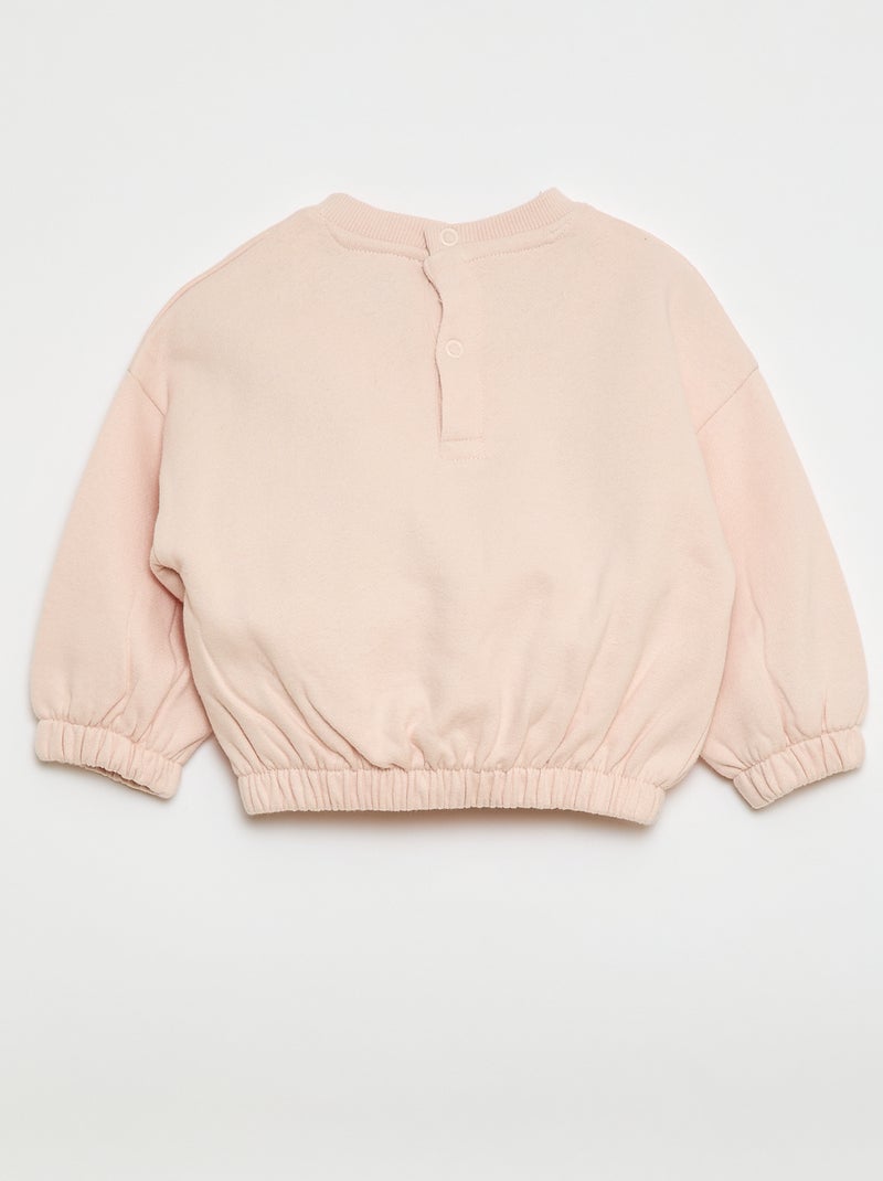 Sweat 'Marie' 'Disney' Rose - Kiabi
