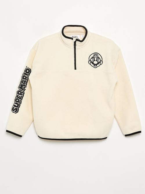 Sweat 'Mario Bros' avec bandes contrastées - Kiabi Sweat 'Mario Bros' avec bandes contrastées - Kiabi