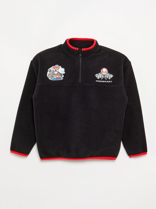 Sweat 'Mario Bros' avec bandes contrastées - Kiabi Sweat 'Mario Bros' avec bandes contrastées - Kiabi