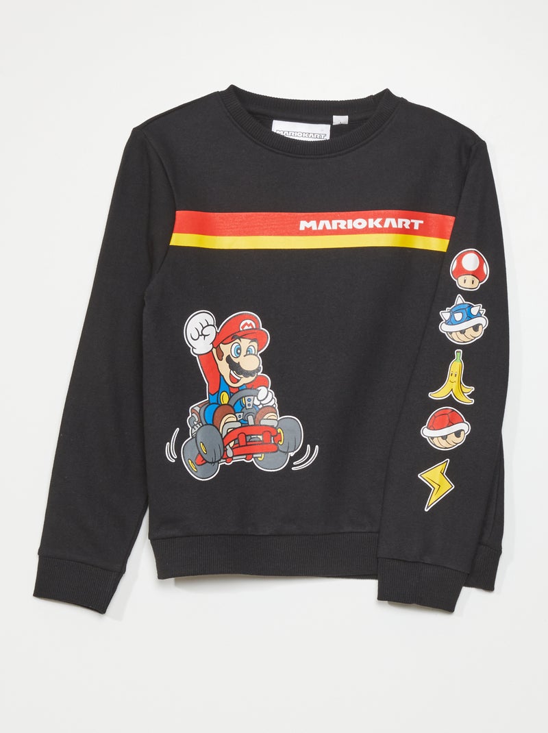 Sweat 'Mario Kart' noir - Kiabi
