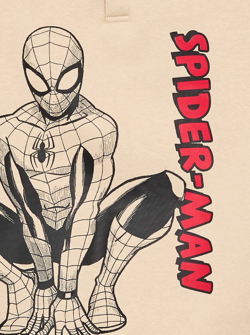 Sweat 'Marvel' 'Spider-man' - Collection facile à enfiler Beige - Kiabi