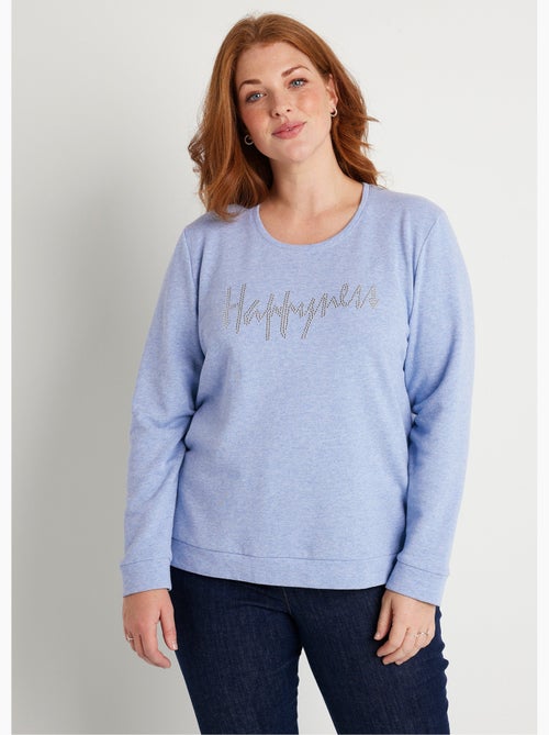 Sweat message col rond - Afibel - Kiabi