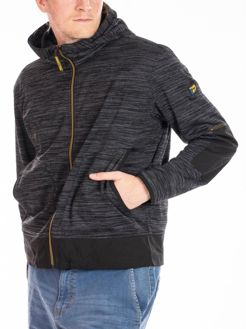 Sweat micro polaire renforcé ALDER 'Rica Lewis' Noir - Kiabi