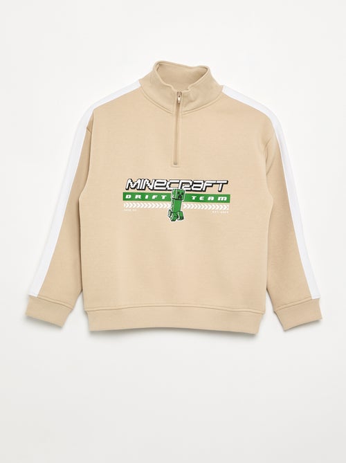 Sweat 'Minecraft' à col camionneur - Kiabi Sweat 'Minecraft' à col camionneur - Kiabi